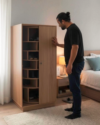 Pyvola™ Revolving Shoe Cabinet